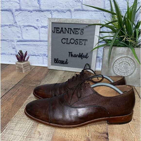 Warfield & Grand leather Oxfords cap toe dress shoe main image 7